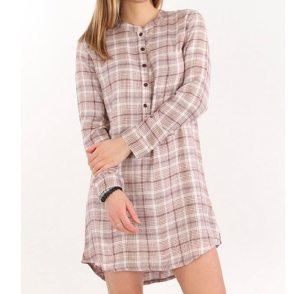 Volcom Dresses & Skirts - Volcom | Plaid Long Sleeve Shirt Dress